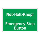Not-Halt-Knopf - Emergency Stop Button