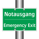 Notausgang - Emergency Exit