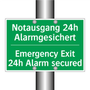 Notausgang 24h Alarmgesichert - Emergency Exit 24h Alarm secured /.../