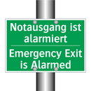 Notausgang ist alarmiert - Emergency Exit is Alarmed