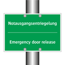 Notausgangsentriegelung - Emergency door release
