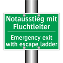 Notausstieg mit Fluchtleiter - Emergency exit with escape ladder /.../