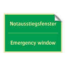 Notausstiegsfenster - Emergency window