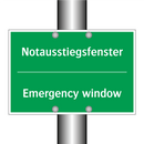 Notausstiegsfenster - Emergency window