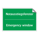 Notausstiegsfenster - Emergency window