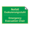 Notfall Evakuierungsstuhl - Emergency Evacuation Chair