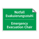 Notfall Evakuierungsstuhl - Emergency Evacuation Chair