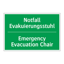 Notfall Evakuierungsstuhl - Emergency Evacuation Chair