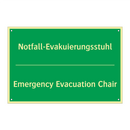 Notfall-Evakuierungsstuhl - Emergency Evacuation Chair