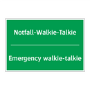 Notfall-Walkie-Talkie - Emergency walkie-talkie