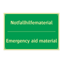 Notfallhilfematerial - Emergency aid material