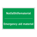 Notfallhilfematerial - Emergency aid material