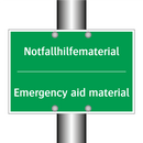 Notfallhilfematerial - Emergency aid material