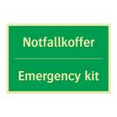 Notfallkoffer - Emergency kit