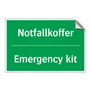 Notfallkoffer - Emergency kit