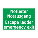 Notleiter Notausgang - Escape ladder emergency exit
