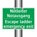 Notleiter Notausgang - Escape ladder emergency exit