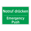 Notruf drücken - Emergency Push