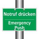 Notruf drücken - Emergency Push