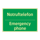 Notruftelefon - Emergency phone