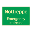 Nottreppe - Emergency staircase