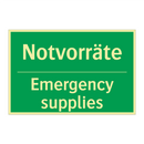 Notvorräte - Emergency supplies