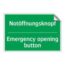 Notöffnungsknopf - Emergency opening button