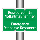 Ressourcen für Notfallmaßnahmen /.../ - Emergency Response Resources