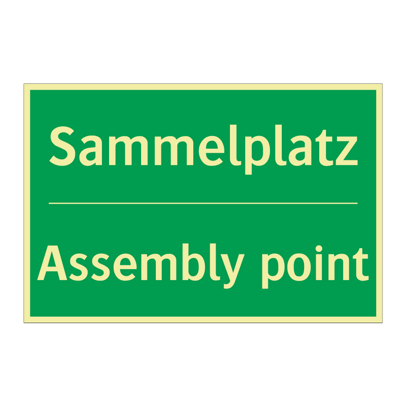 Sammelplatz - Assembly point