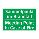 Sammelpunkt im Brandfall - Meeting Point In Case of Fire