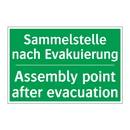 Sammelstelle nach Evakuierung - Assembly point after evacuation /.../