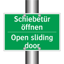 Schiebetür öffnen - Open sliding door
