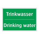 Trinkwasser - Drinking water