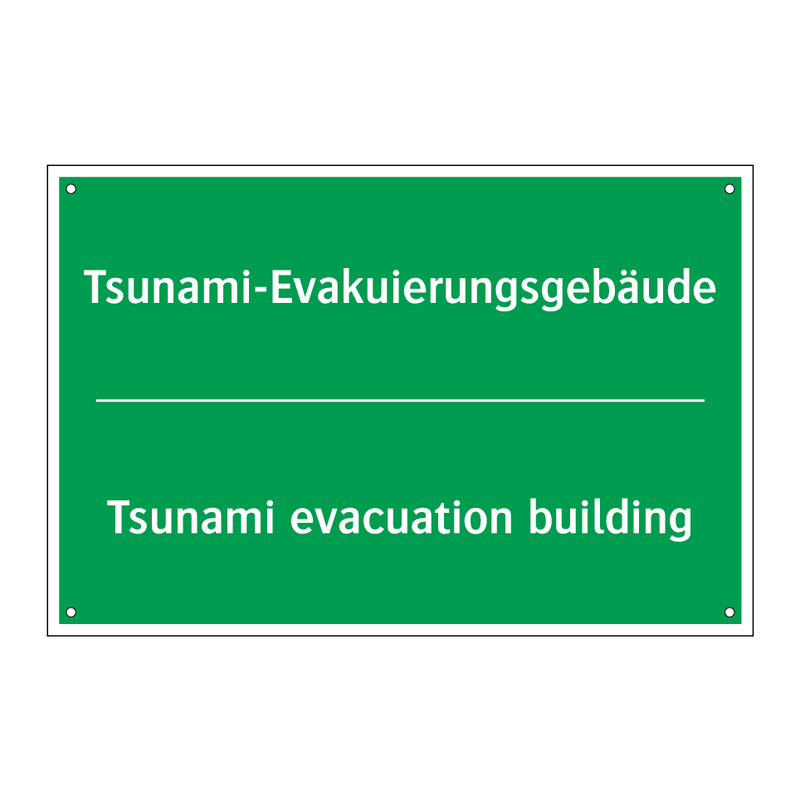 Tsunami-Evakuierungsgebäude - Tsunami evacuation building