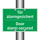 Tür alarmgesichert - Door alarm-secured