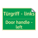 Türgriff - links - Door handle - left