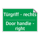 Türgriff - rechts - Door handle - right