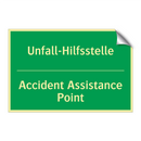 Unfall-Hilfsstelle - Accident Assistance Point