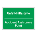 Unfall-Hilfsstelle - Accident Assistance Point