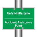 Unfall-Hilfsstelle - Accident Assistance Point