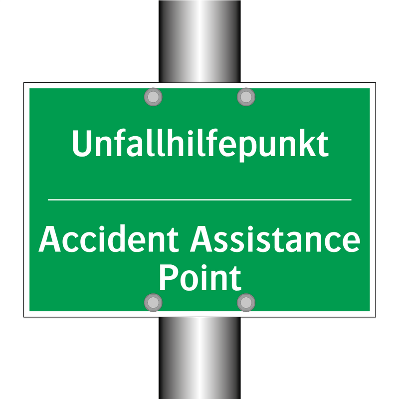 Unfallhilfepunkt - Accident Assistance Point