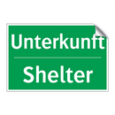 Unterkunft - Shelter