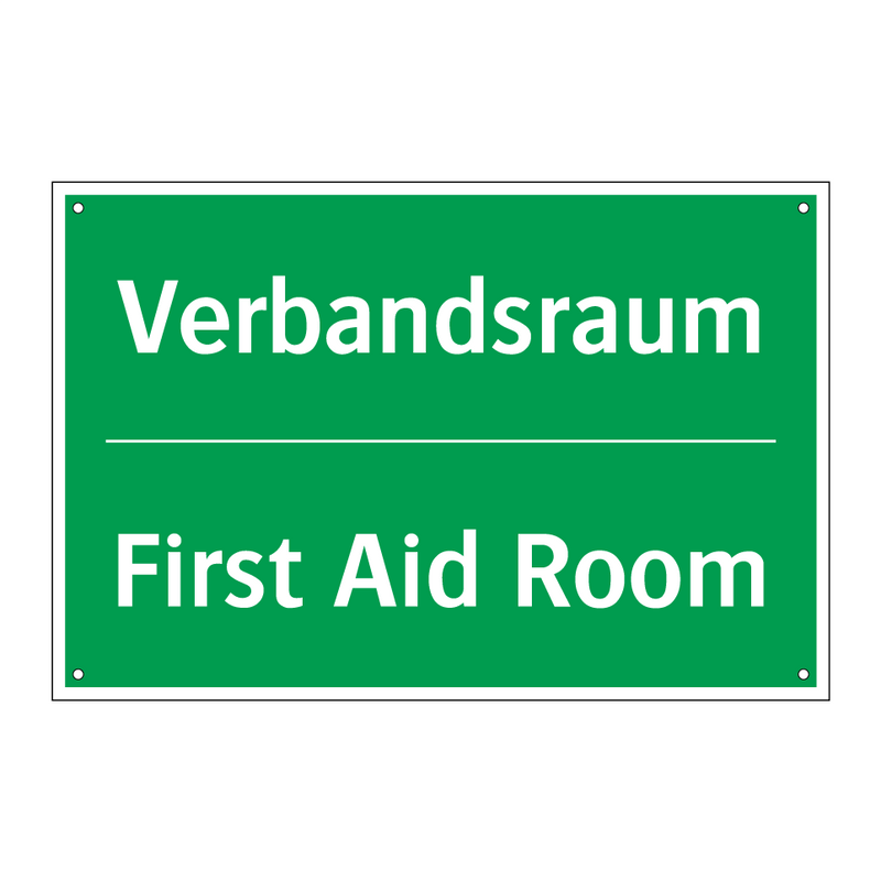 Verbandsraum - First Aid Room