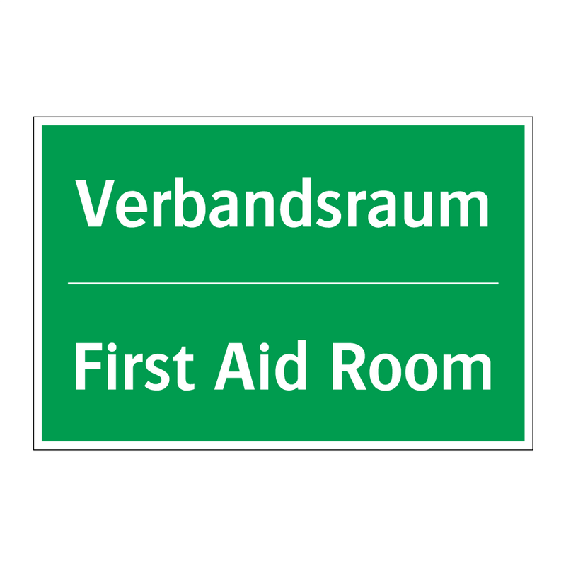 Verbandsraum - First Aid Room
