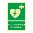 AED Defibrillator im Gebäude