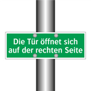 Die Tür öffnet sich auf der rechten Seite