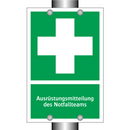 Ausrüstungsmitteilung des Notfallteams