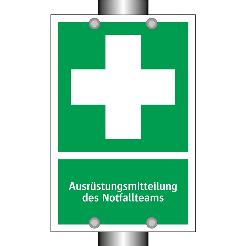 Ausrüstungsmitteilung des Notfallteams