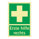 Erste Hilfe rechts