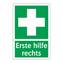 Erste Hilfe rechts